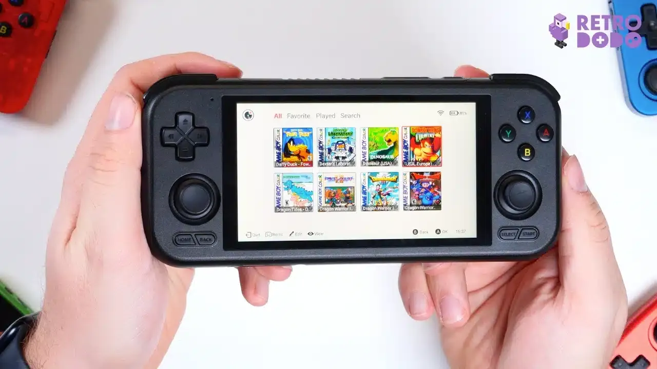 retroid pocket 4 pro user interface