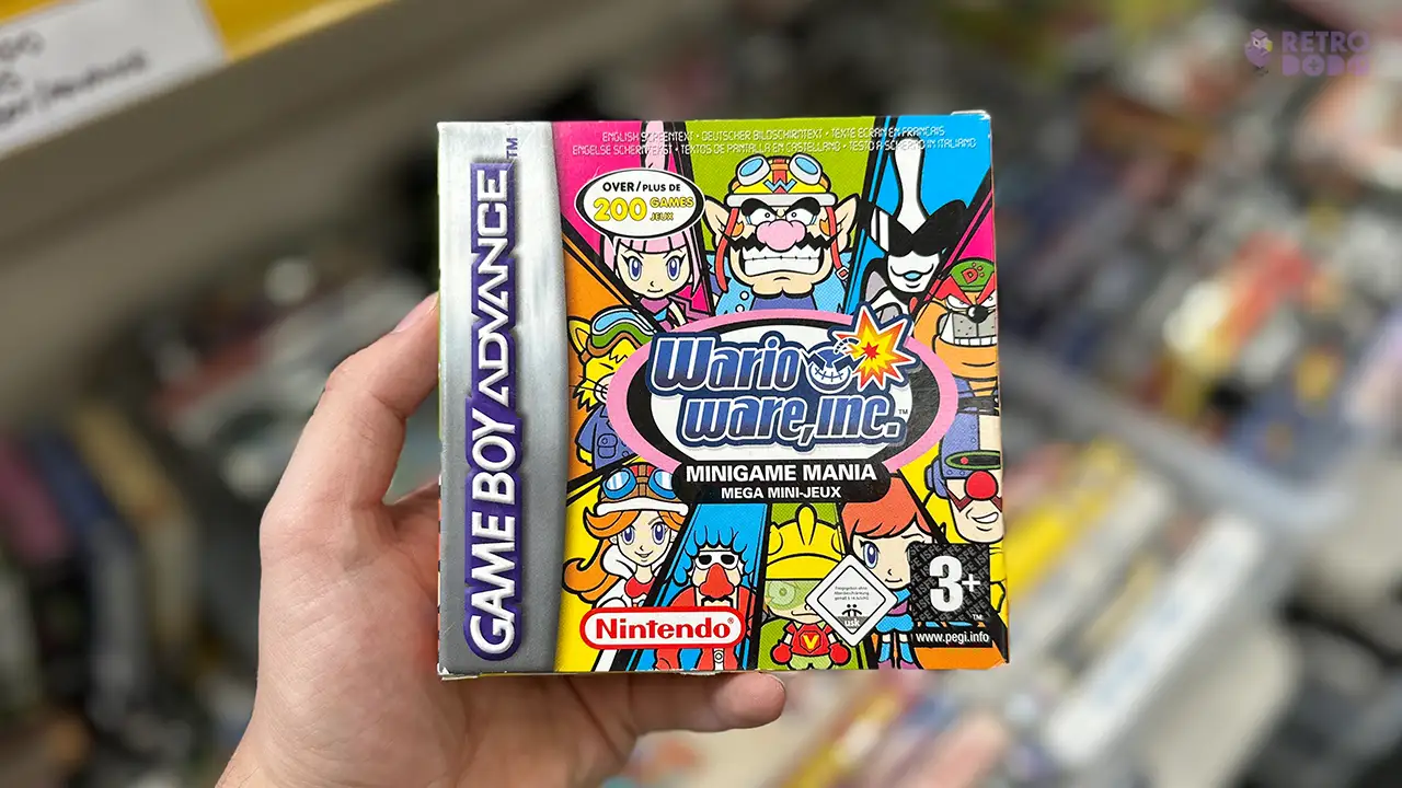 wario ware inc mini games game boy advance