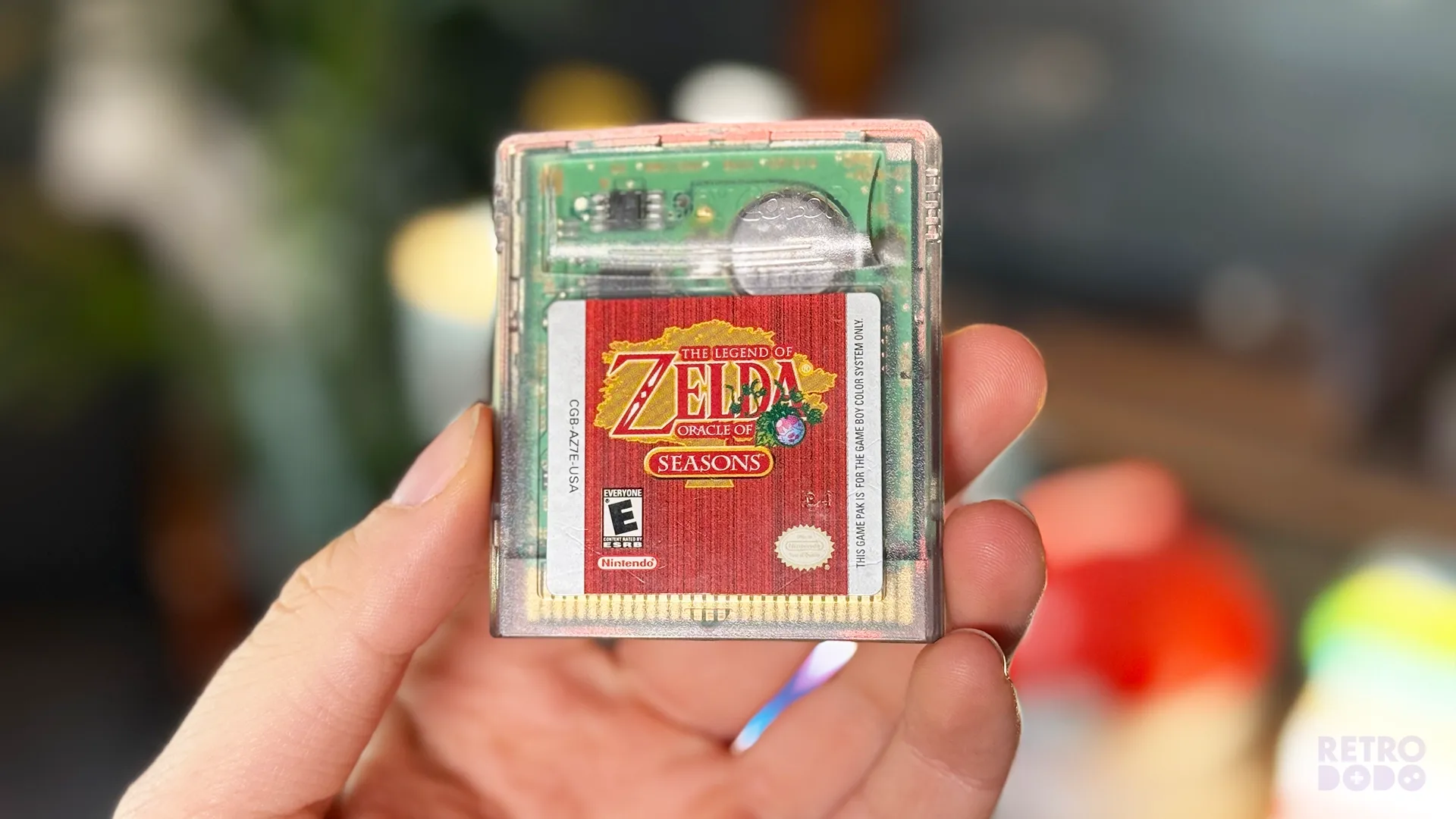 Zelda Oracle of Seasons on Game Boy Color